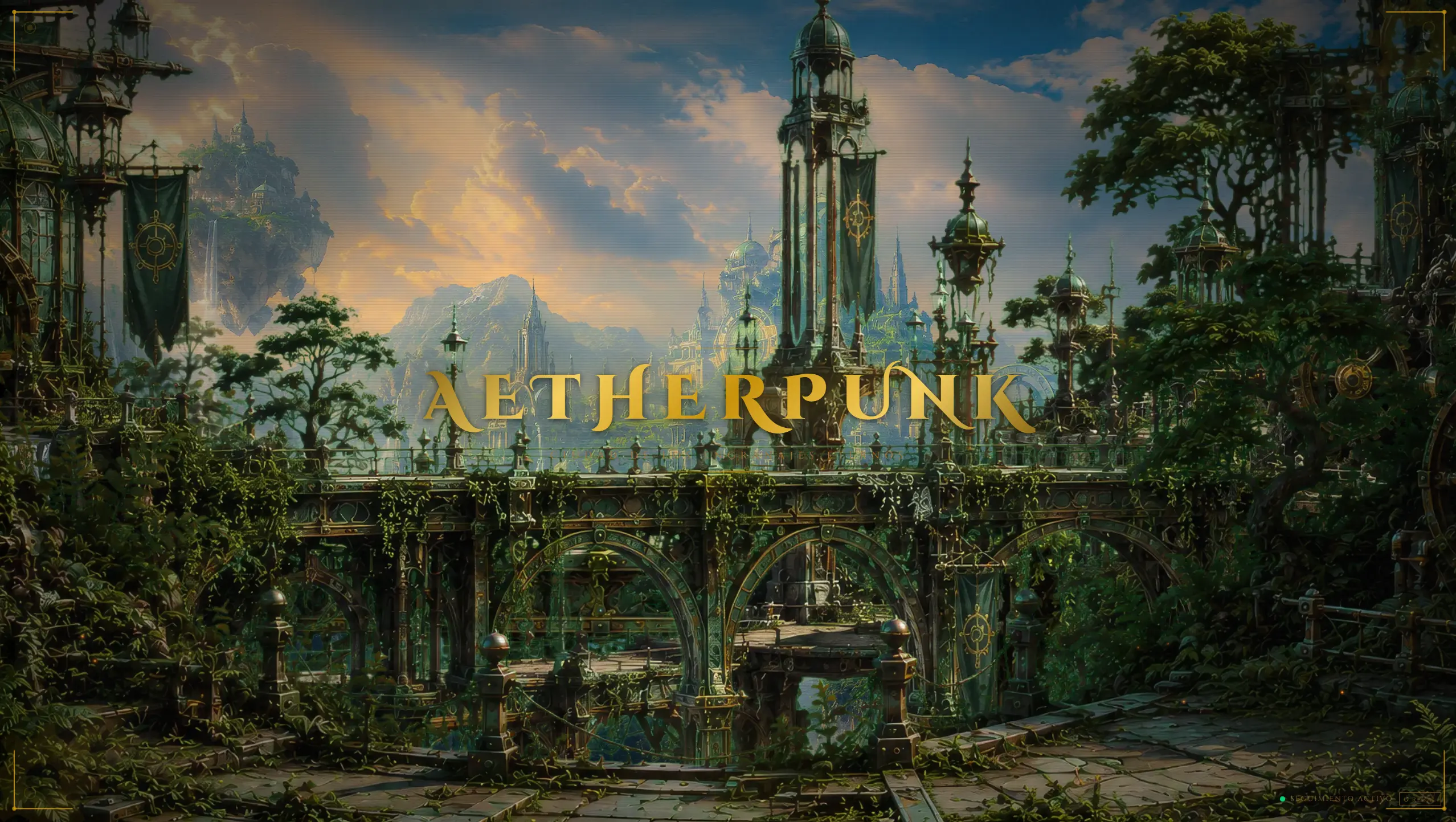 Steampunk Parallax — Gyroscope & Face Tracking