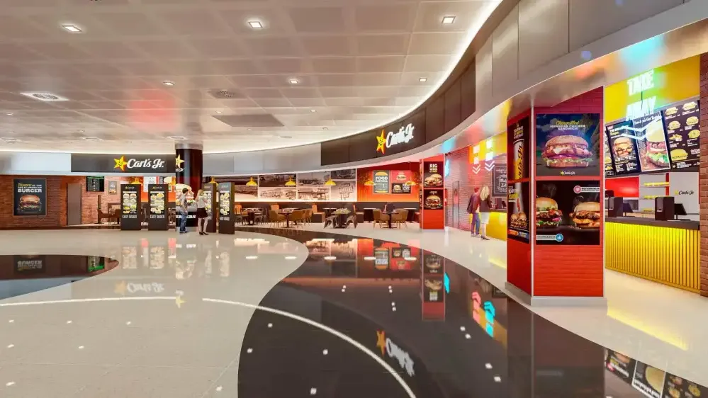 Carl's Jr.: local de restauración en zona comercial