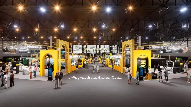 Stand de Andalucía en FITUR 2025: vista aérea