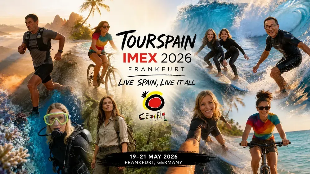 Turespaña at IMEX Frankfurt 2026: campaign visual