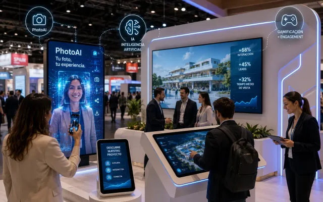 Cómo multiplicar el engagement de tu stand en ferias con IA y juegos