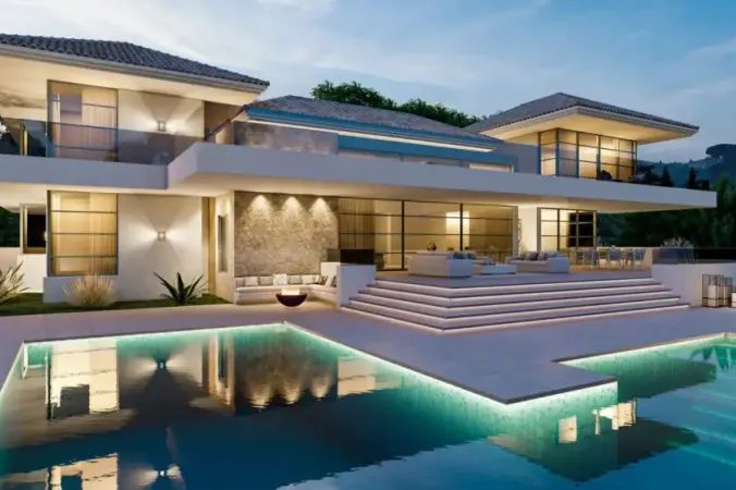 Luxury villa 3D renders in Spain — Viseni project visual 1