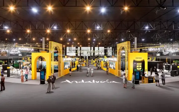 Stand de Andalucía en FITUR 2025: vista aérea