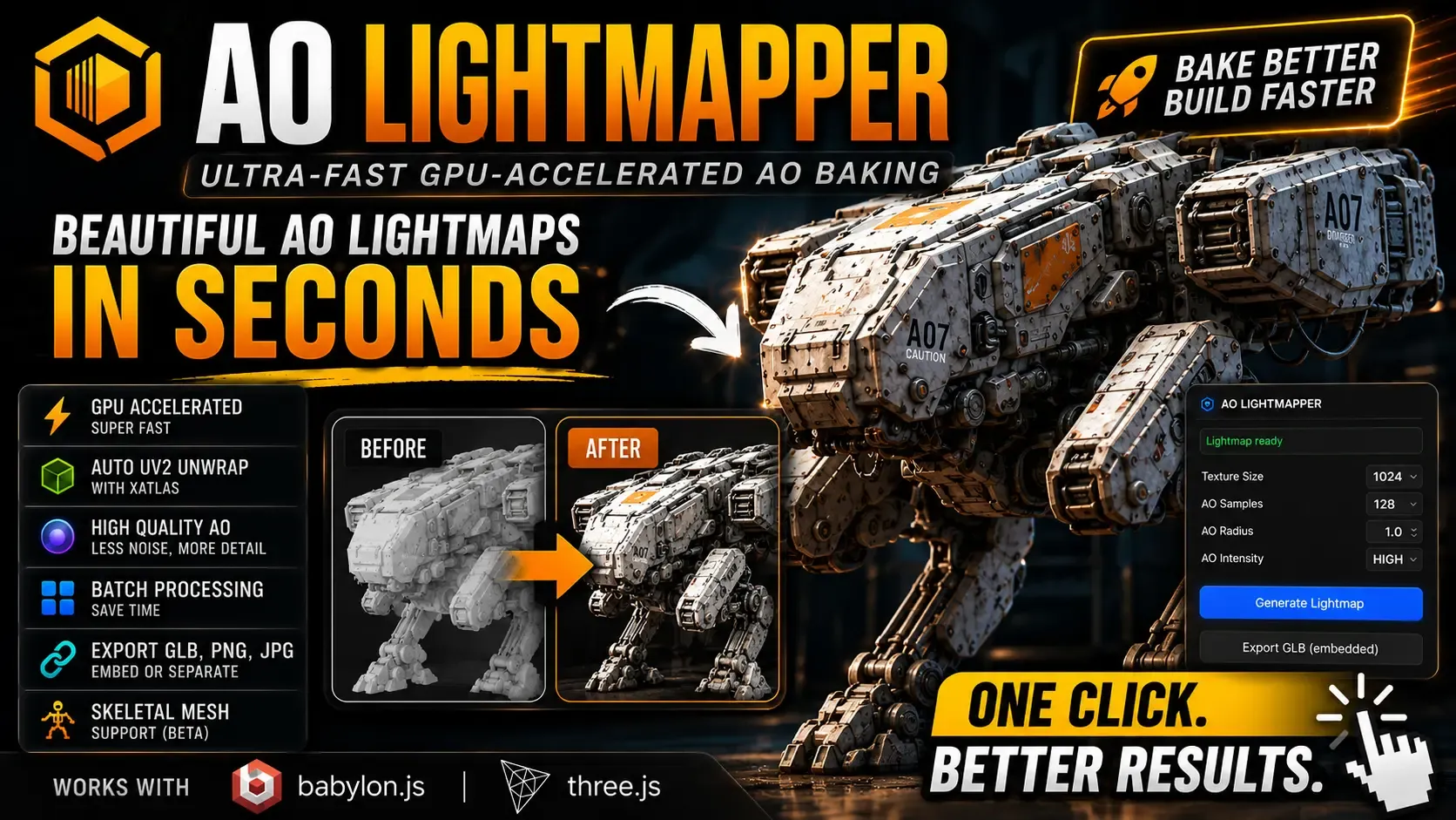 AO Lightmapper Chrome Extension