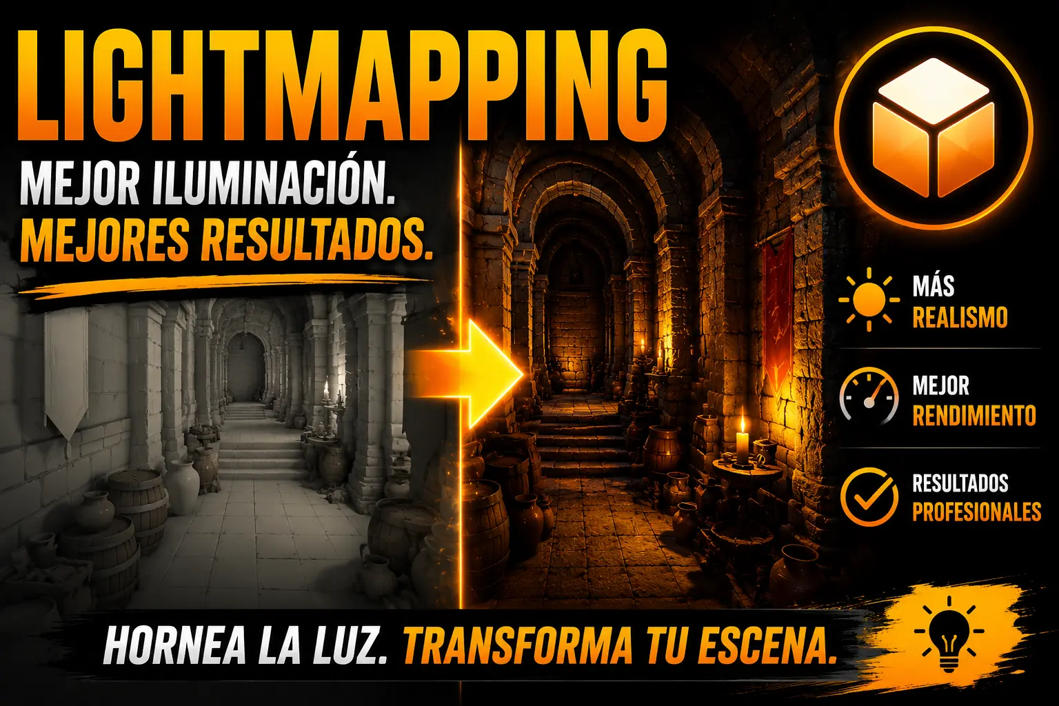Lightmapping: la técnica que separa los proyectos 3D mediocres de los que impresionan