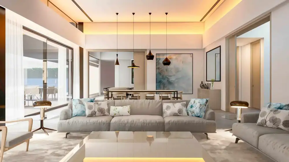 Interior de lujo render